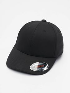 sportliche Flexfit Unisex Cap Stretch gesteppt Schwarz