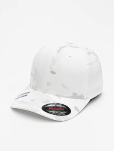 Casquette extensible unisexe Modern Flexfit en coton, blanc/camouflage