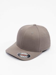 Casquette Flexfit pour homme, extensible et sportive, en coton gris