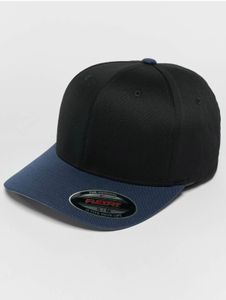 Casquette unisexe Sporty Flexfit, tissu extensible, 300 g/m², noire