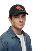 Herren Green Day Flexfit Cap Rockige Baseballkappe mit Front-Patch Schwarz