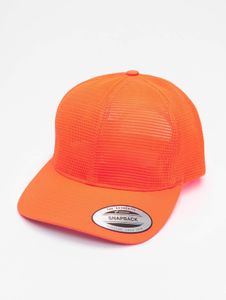 coole Flexfit Herren Cap Mesh mit Baumwolle Orange