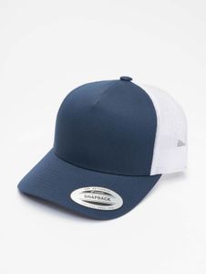 sportliche Flexfit Unisex Cap mit Baumwolle Navy/Weiß