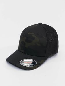 lässige Flexfit Unisex Cap Stretch Mesh 239 g/m² mit Baumwolle Camouflage