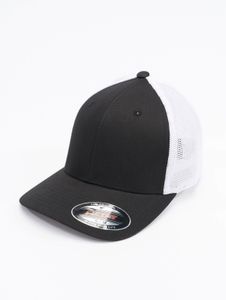 moderne Flexfit Unisex Cap Stretch Schwarz/Weiß