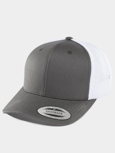 Casquette unisexe Cool Flexfit, 215 g/m², en coton, grise et blanche