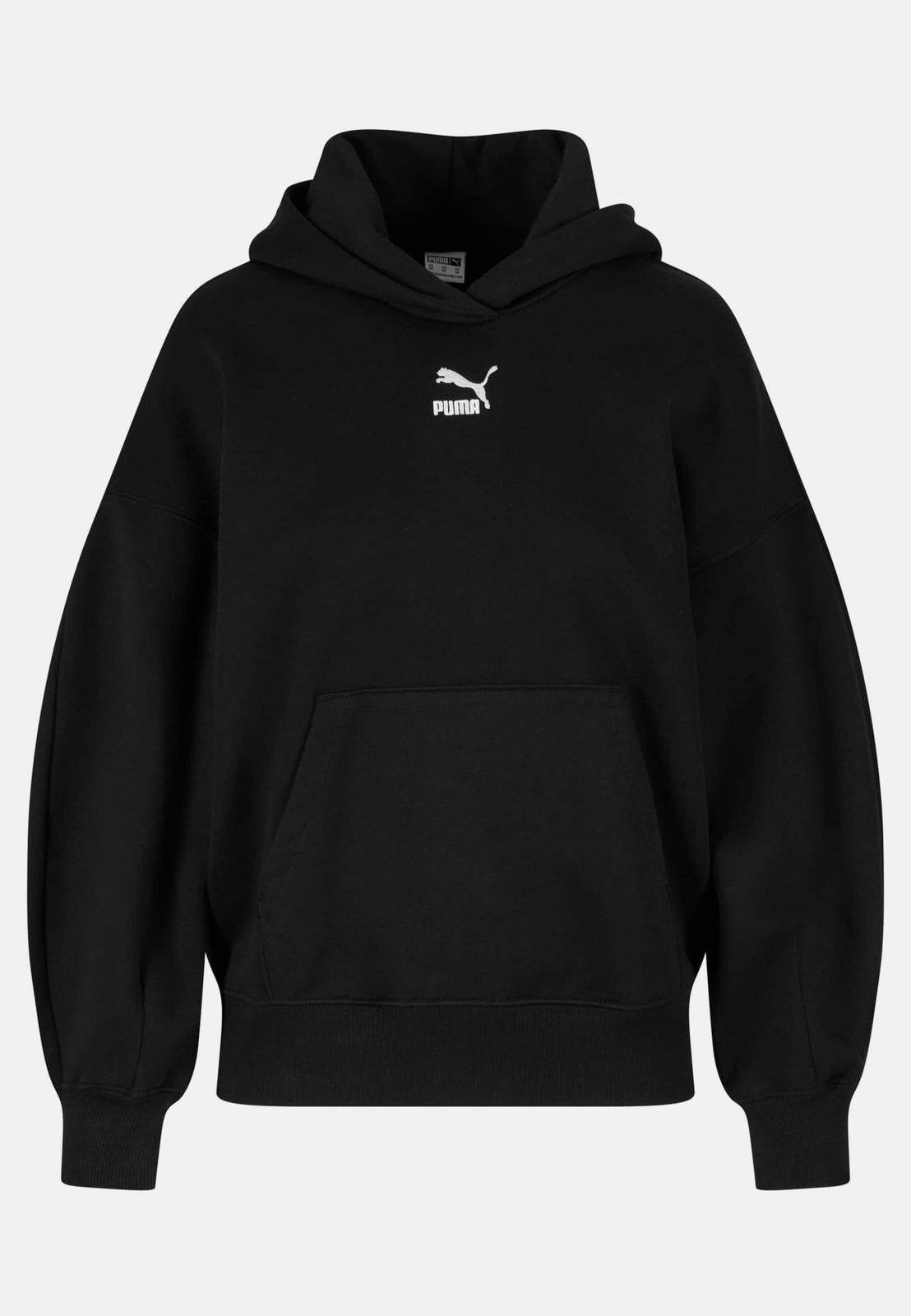 Puma Damen Hoodie aus Baumwolle Schwarz