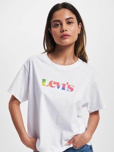 sportliches LEVI´S Damen T-Shirt mit Baumwolle Weiß