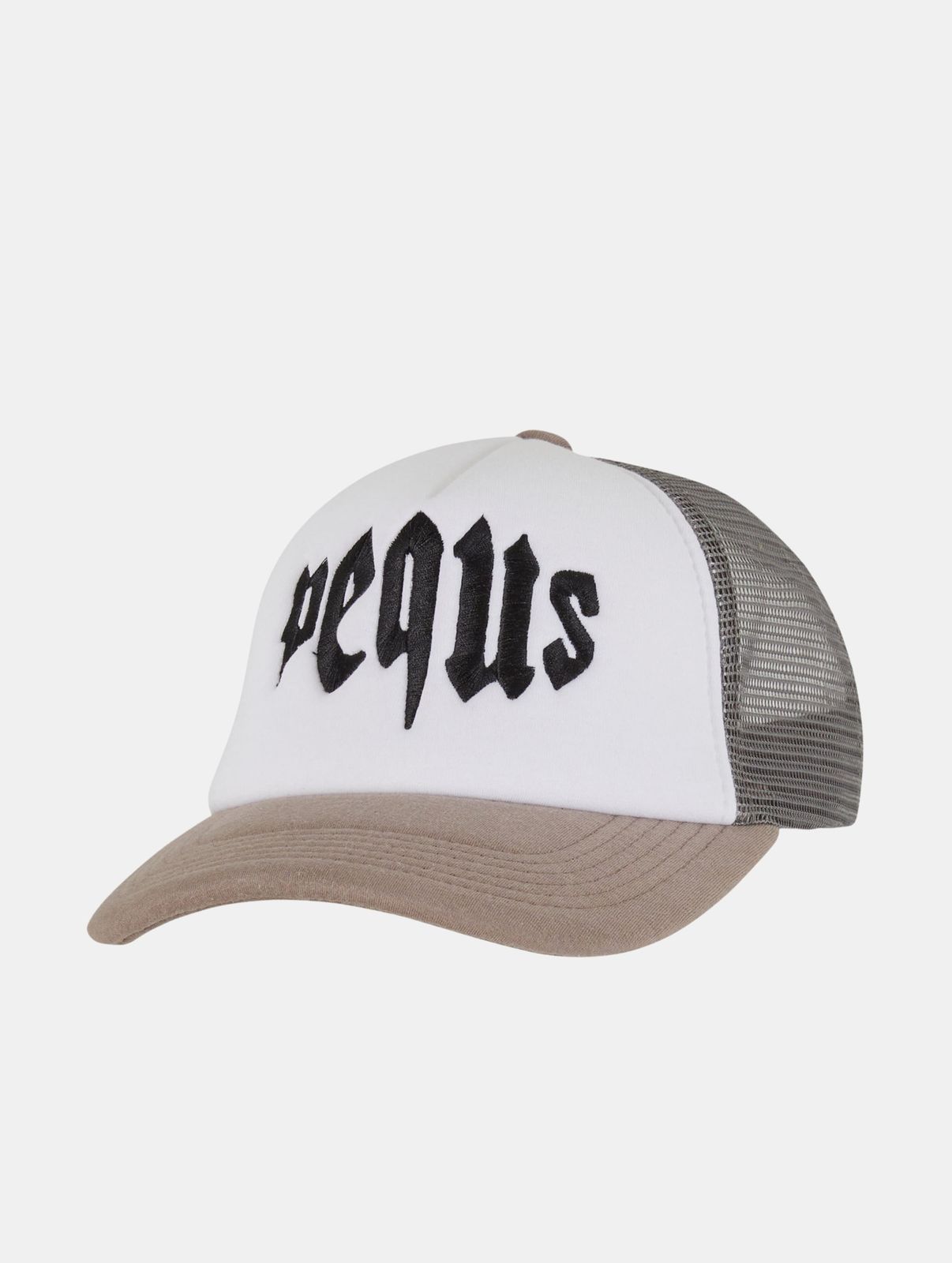 sportliche PEQUS Unisex Cap Weiß/Beige