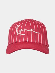 Gorra unisex informal Karl Kani de algodón, color rojo.