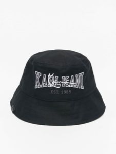 Casquette unisexe décontractée Karl Kani en coton noir