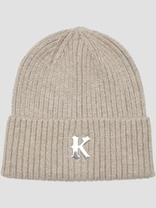 moderne Karl Kani Unisex Cap mit Baumwolle Beige