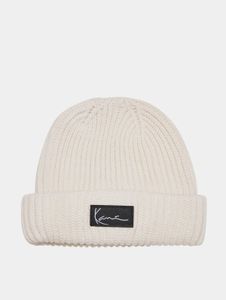 Cappellino da uomo moderno Karl Kani color ecru e bianco