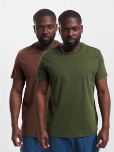 T-shirt Levi's pour homme, coupe slim, confortable, en coton, marron/vert