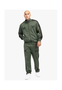 Comfortable Tapout men's stretch trousers, olive green/black