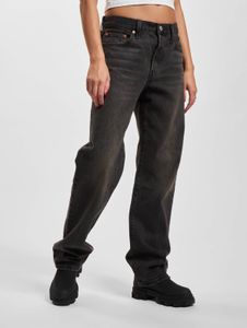 Eleganti jeans da donna Levi's, modello dritto, in cotone, neri.