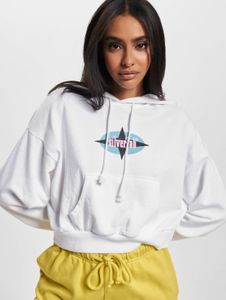 Comoda felpa con cappuccio da donna LEVI'S in cotone, bianca