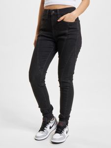 Eleganti jeans skinny elasticizzati da donna Levi's con zip e fodera in cotone, neri