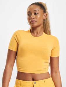 modern Freddy women's T-shirt with cotton, yellow