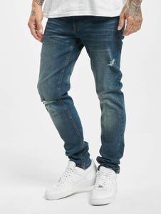 Comfortable Denim Project men's skinny fit stretch jeans with cotton, blue