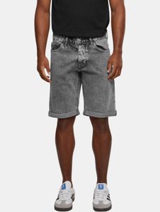 sommerliche 2Y Premium Herren Shorts Stretch Reißverschluss Taschen mit Baumwolle Grau