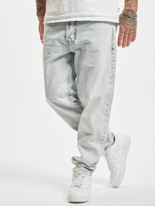 bequeme 2Y Premium Herren Jeans Reißverschluss Taschen mit Baumwolle Blau