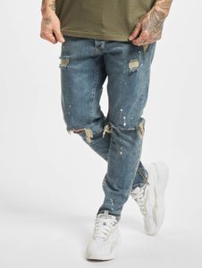 stylische 2Y Premium Herren Jeans Slim Fit Taschen mit Baumwolle Blau