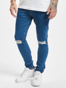 Stylish 2Y Premium Men's Skinny Fit Stretch Jeans with Cotton, Blue