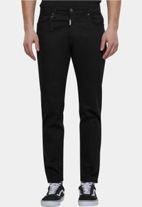 moderne 2Y Premium Herren Jeans Reißverschluss mit Baumwolle Schwarz