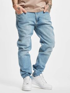 bequeme 2Y Premium Herren Jeans Skinny Fit Reißverschluss Taschen mit Baumwolle Blau