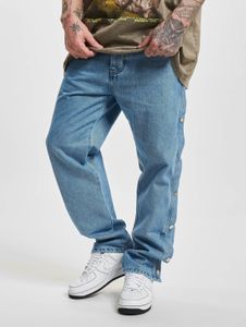 Stylish 2Y Premium Men's Jeans Straight Fit Pockets with Cotton Blue