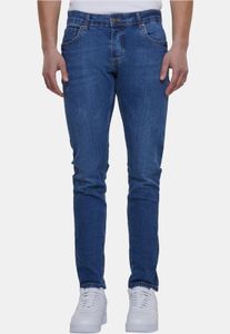 moderne 2Y Premium Herren Jeans Skinny Fit Stretch mit Baumwolle Blau