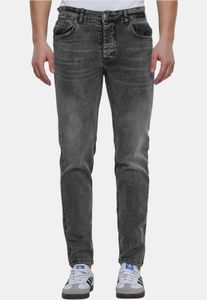 moderne 2Y Premium Herren Jeans Stretch Reißverschluss mit Baumwolle Grau
