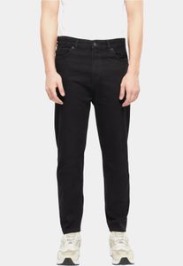 Comfortable 2Y Premium Men's Stretch Jeans with Zipper, Denim with Cotton, Black