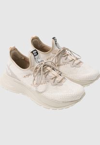 Zapatillas deportivas unisex MoEa color beige.