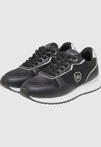 sportliche Bruno Banani Damen Sneaker Schwarz/Weiß