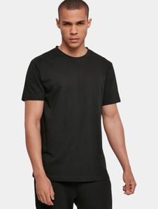 bequemes Build Your Brand Herren T-Shirt 140 g/m² mit Baumwolle Schwarz