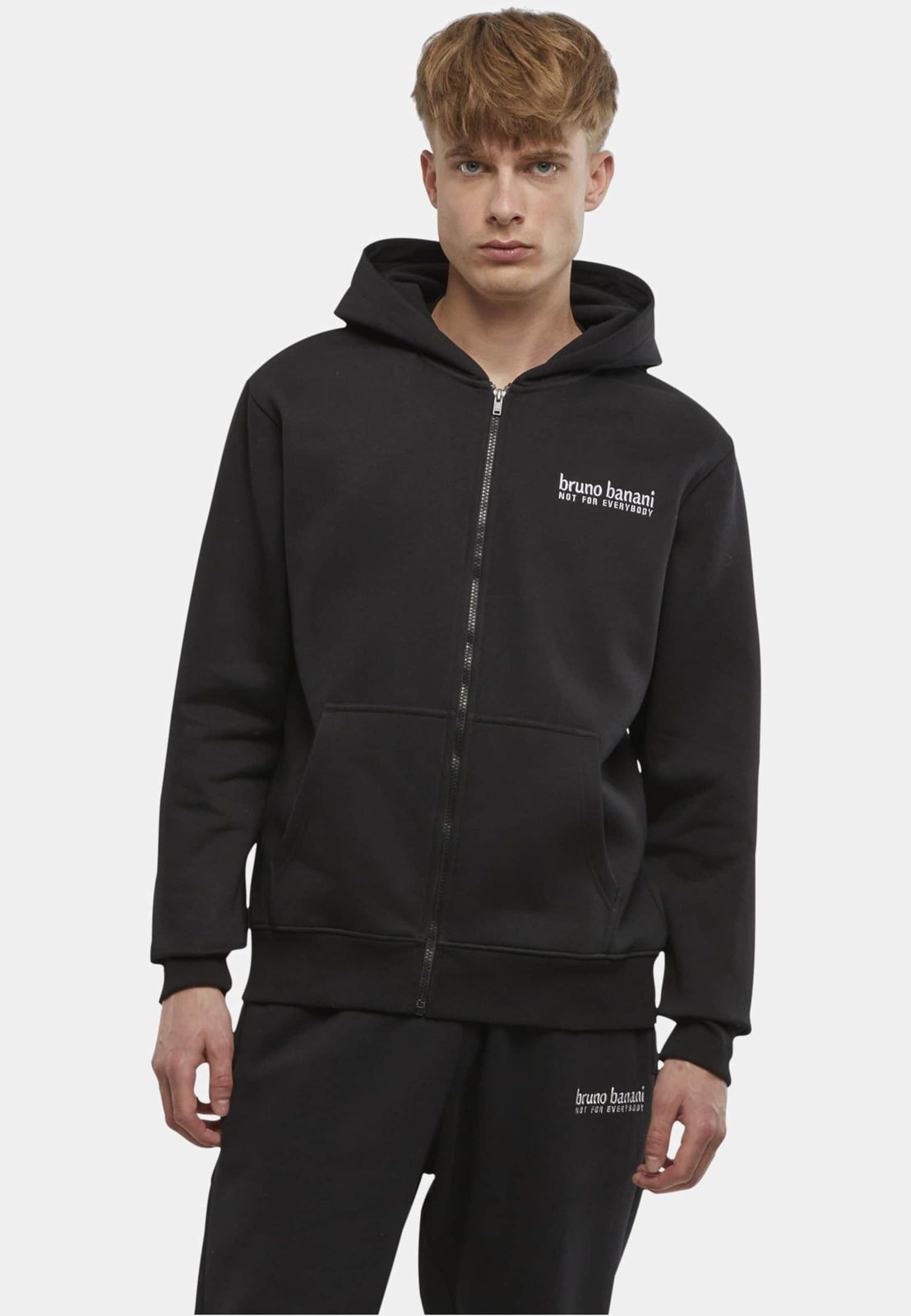 Bruno Banani Herren Hoodie mit Baumwolle Schwarz