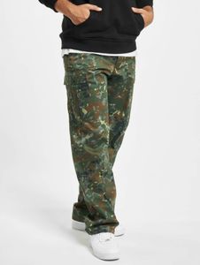 modern Brandit men's jeans with drawstring pockets, camouflage