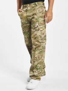 stylische Brandit Herren Jeans Kordelzug gefüttert Camouflage