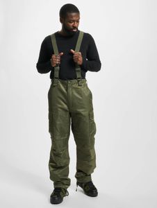 Stylish Brandit men's jeans with drawstring pockets, khaki