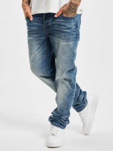 moderne Brandit Herren Jeans Stretch Taschen Straight Fit mit Baumwolle Blau
