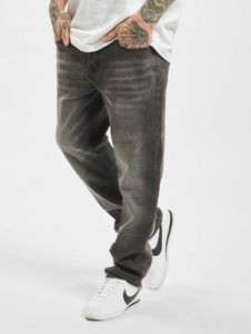 Pantalones vaqueros casuales Brandit para hombre con bolsillos elásticos, corte recto, algodón, negro.