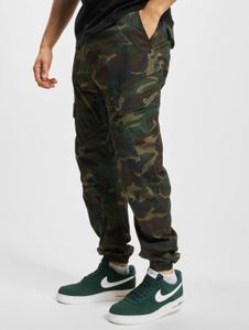 stylische Brandit Herren Jeans Stretch Kordelzug Reißverschluss mit Baumwolle Camouflage