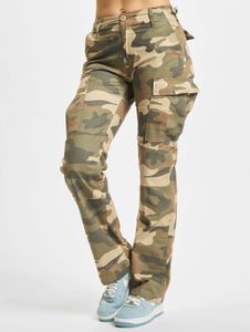 stylische Brandit Damen Jeans mit Baumwolle Camouflage