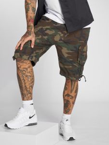 Short Brandit pour homme, confortable, avec fermeture éclair, poches, en coton, motif camouflage