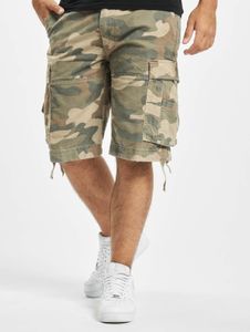 Pantaloncini casual da uomo Brandit con tasche con cerniera, in cotone, mimetici