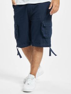 sommerliche Brandit Herren Shorts Reißverschluss Taschen Navy