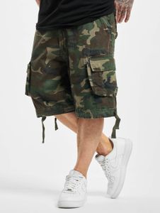 leichte Brandit Herren Shorts Reißverschluss Taschen Camouflage