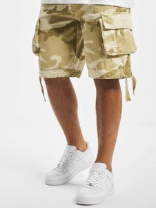 Casual Brandit men's shorts with drawstring, zipper, camouflage